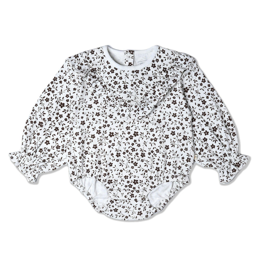 Organic Ruffle Bubble Romper