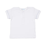 Henley T-Shirt - Lt.Blue Trim