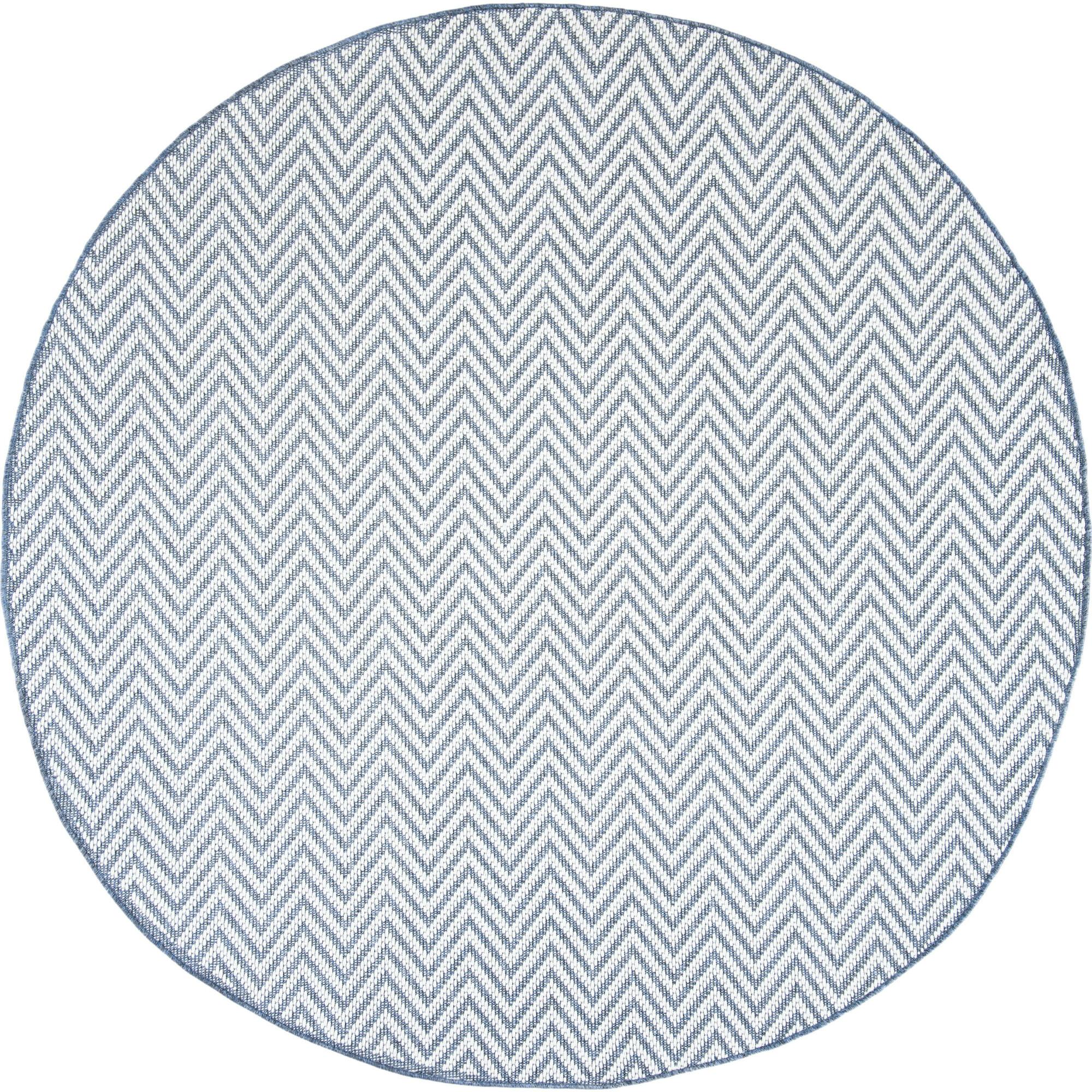 Bermuda Vera Indoor/Outdoor Rug, Blue/cream