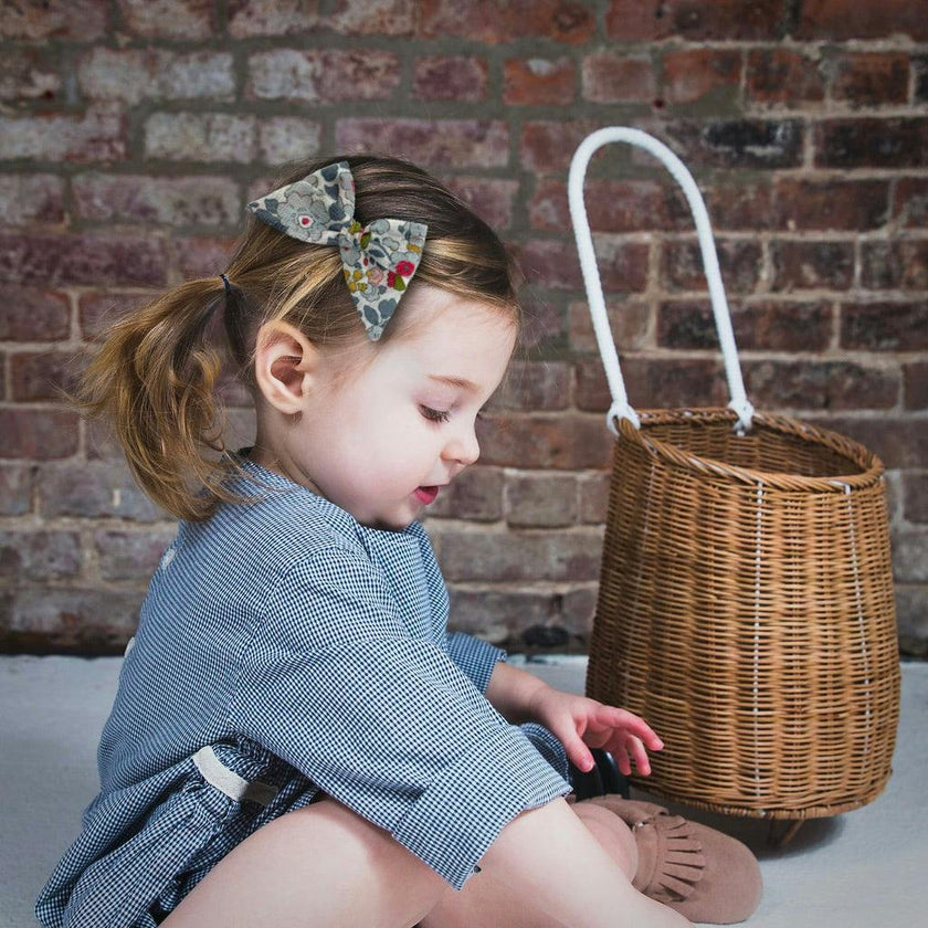Baby Tied Bows, Blue Bundle Set