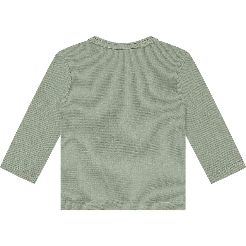 Solid Ribbed Long Sleeve