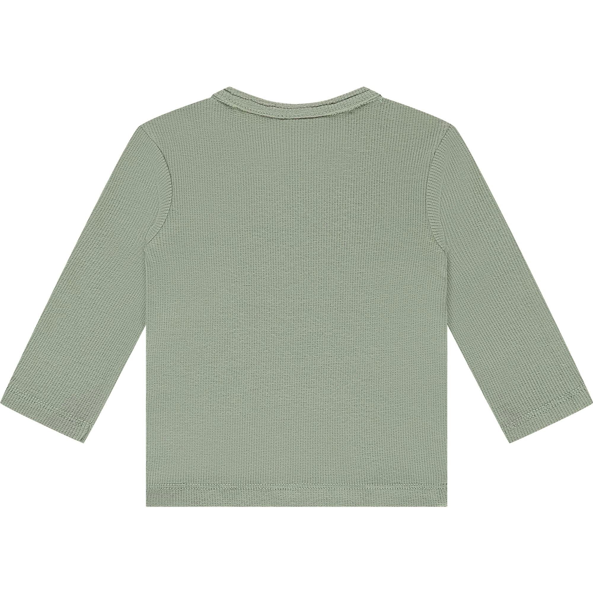 Solid Ribbed Long Sleeve