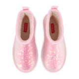 Pink Sequin Après‑Ski Boots
