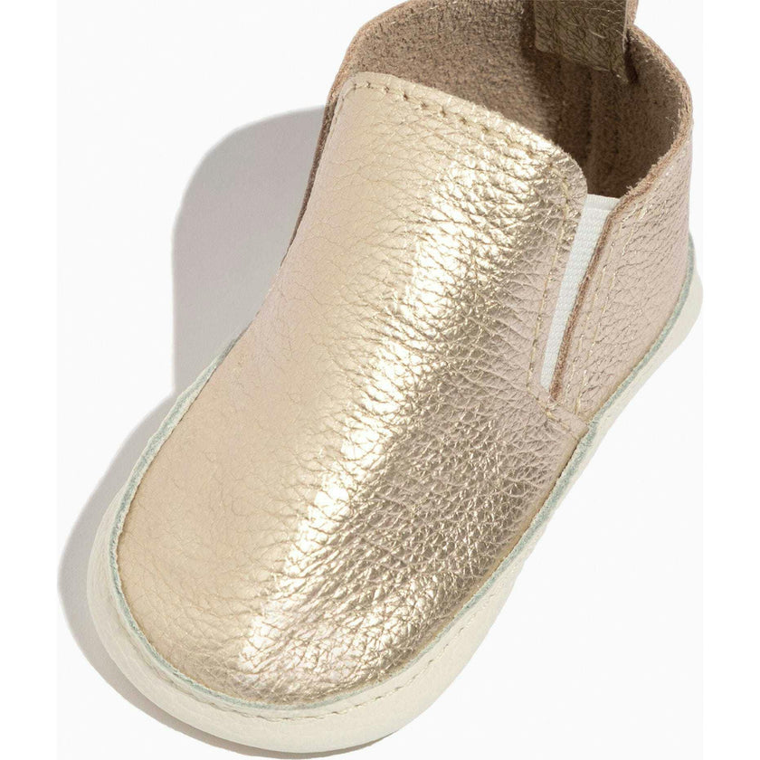 Platinum Slip On Baby Shoe