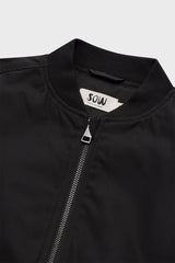 Bomber Jacket With Side Zips