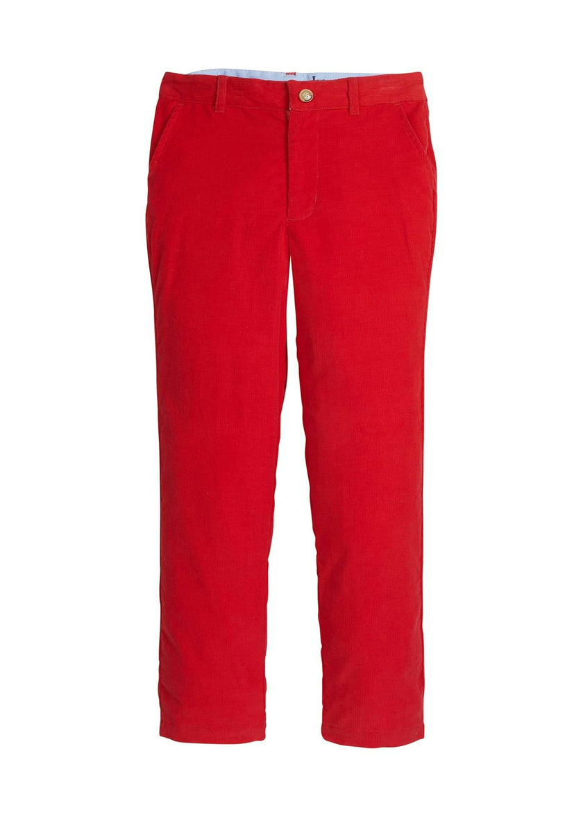 Classic Pants - Red Corduroy