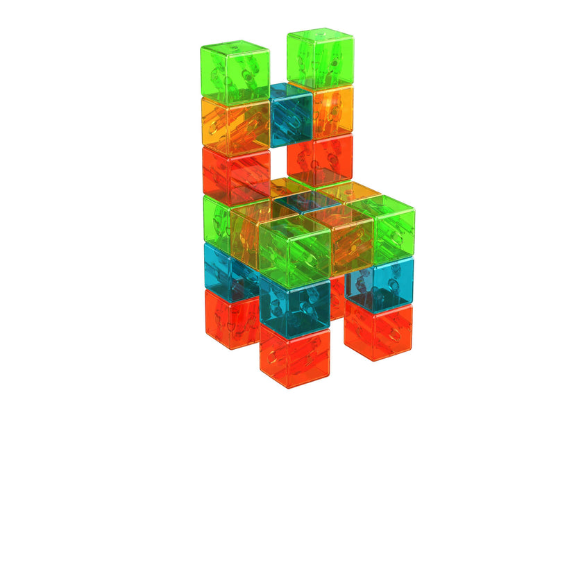 Geomag Magnetic Blocks Gems 24 Piece Set