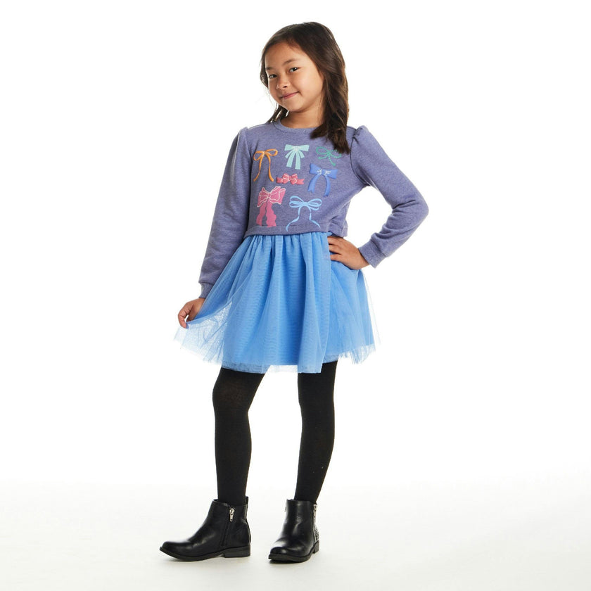 Kids Heather Sweatshirt Dress