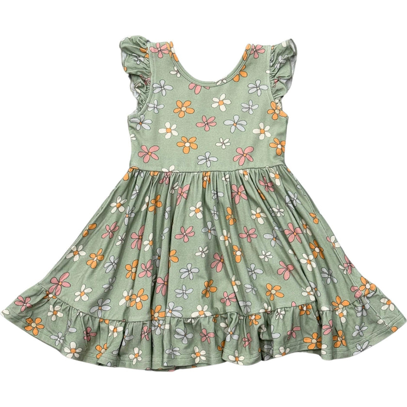 Girl's Sleeveless Twirl Dress