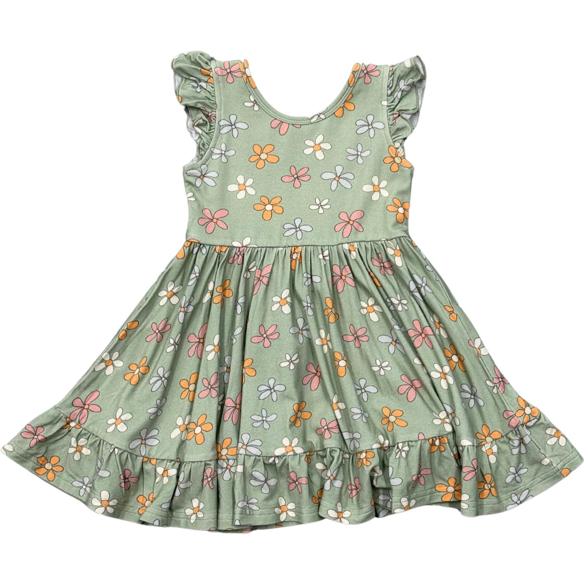 Girl's Sleeveless Twirl Dress