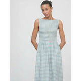 The Cosima Nap Dress - Blue/Red Gingham