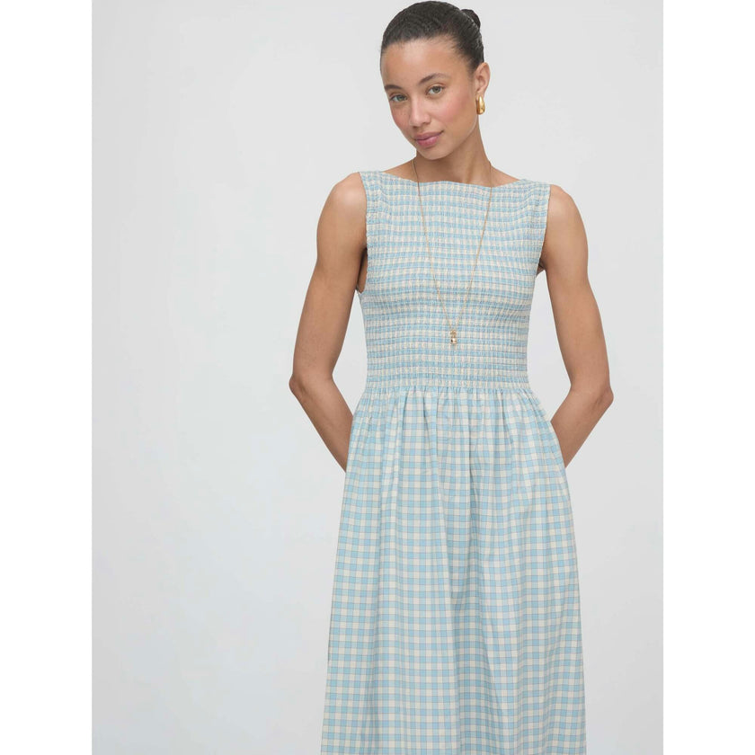 The Cosima Nap Dress - Blue/Red Gingham