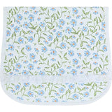 Blue Vines Print Burp Cloth