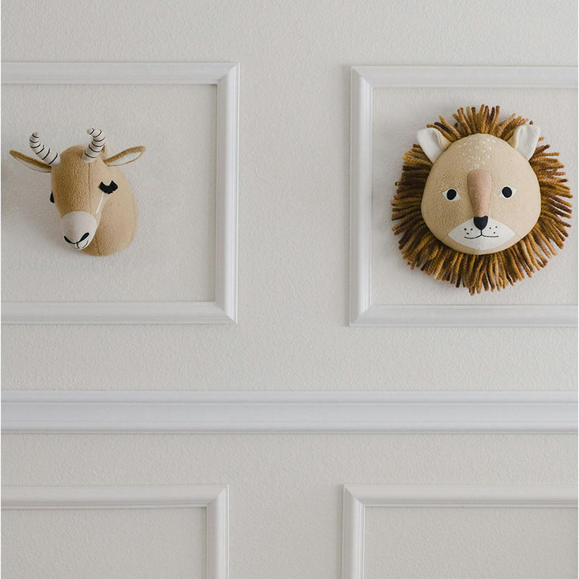 Plush Head Wall Décor