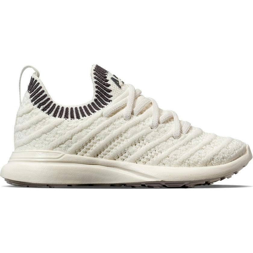 Kid's TechLoom Wave Ivory / Iron / Ribbed, White