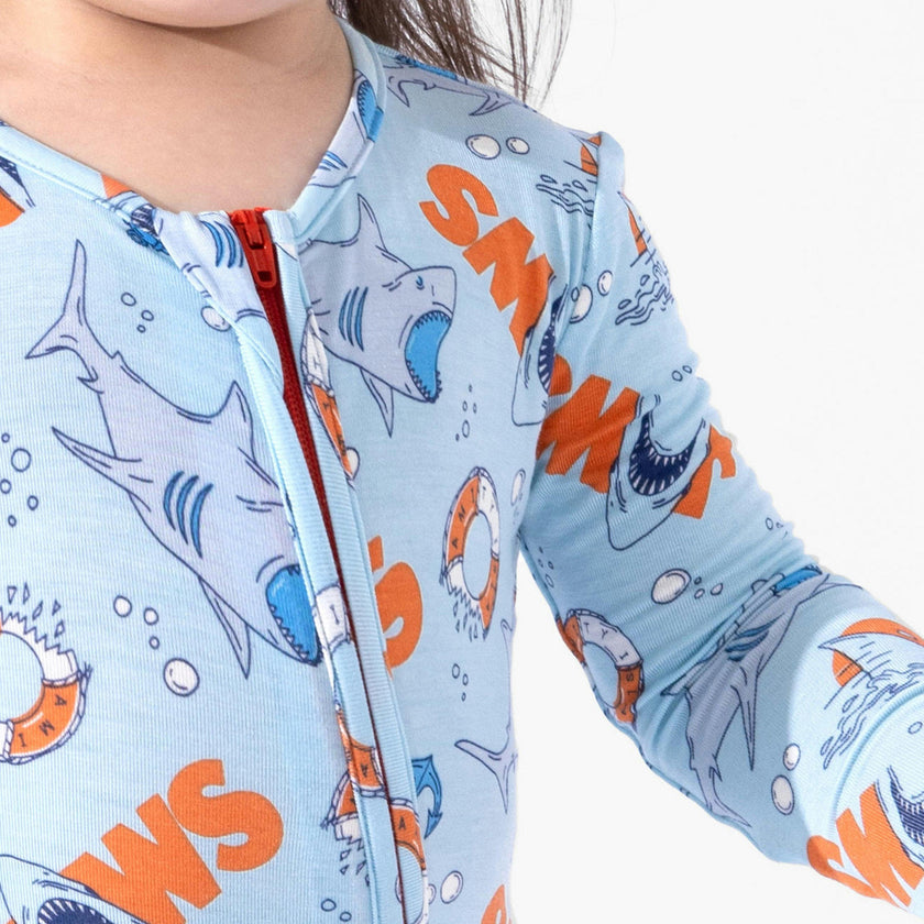 JAWS Bamboo Convertible Footie