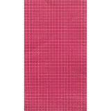 Magenta Grid Print Guest Napkins