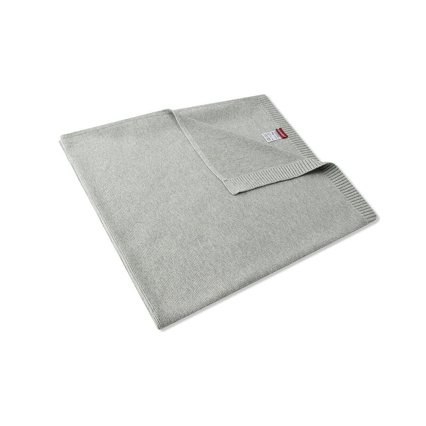 Grey Knitted Blanket