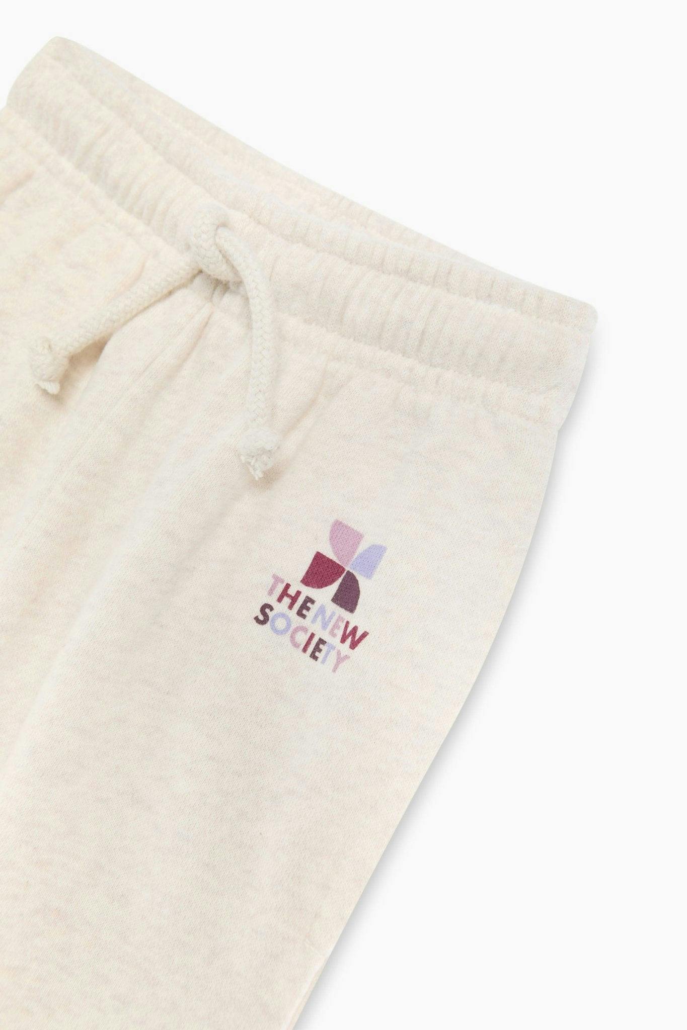 TNS Logo Baby Jogging Whisper White Melange