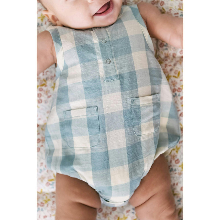 Pocket One-Piece, Blue