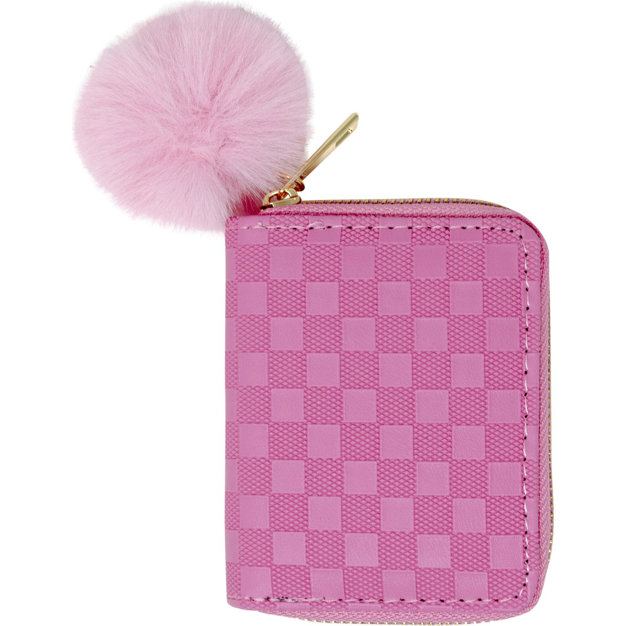 Checker Canvas Full Zip 2-Fold Wallet