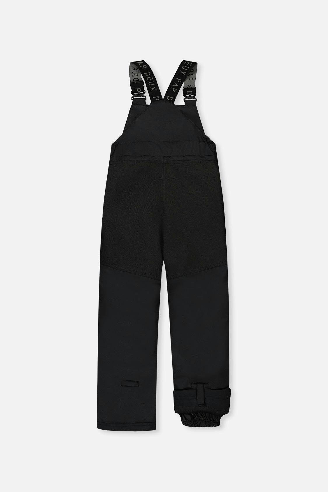 Two Piece Discover Snowsuit Black Brown and Blue