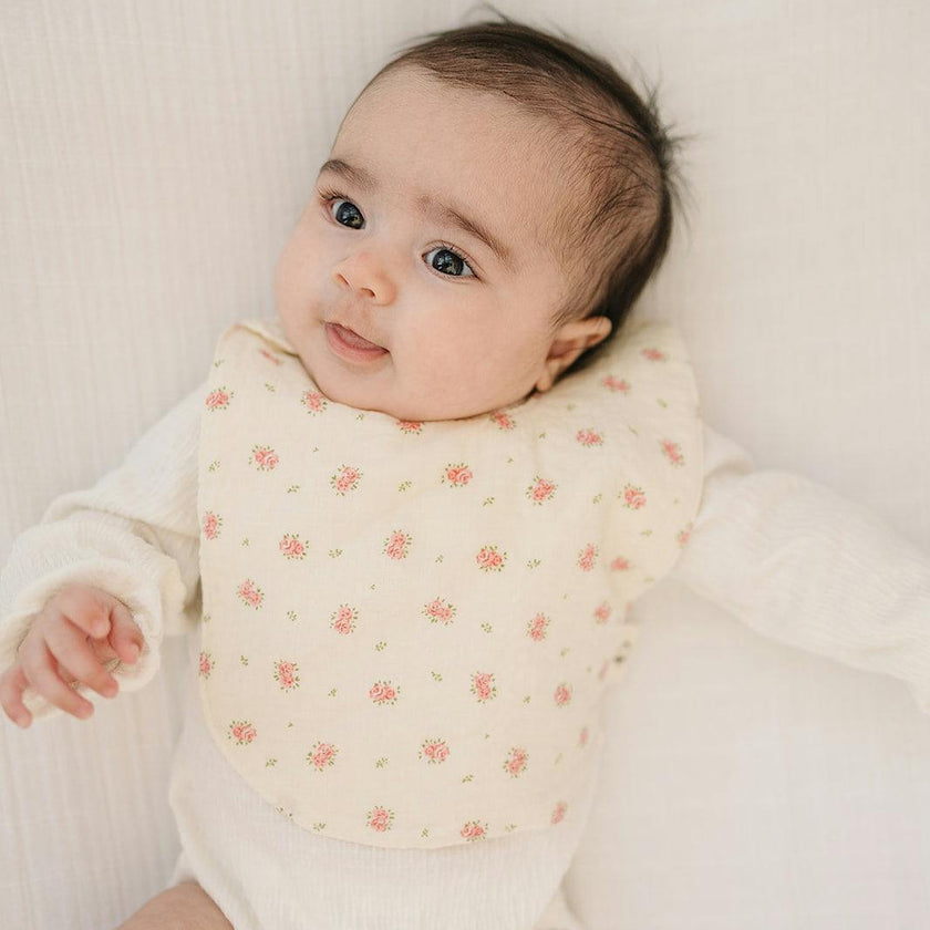 Signature Cotton Print Bib
