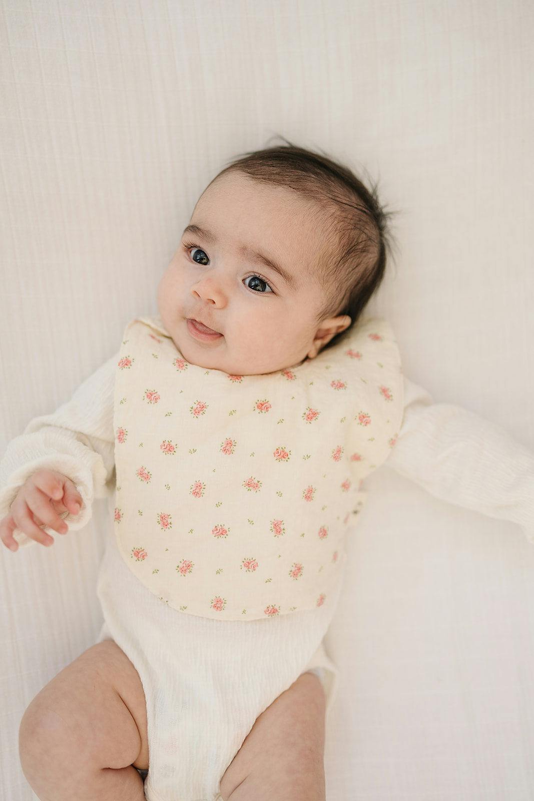 Signature Cotton Print Bib