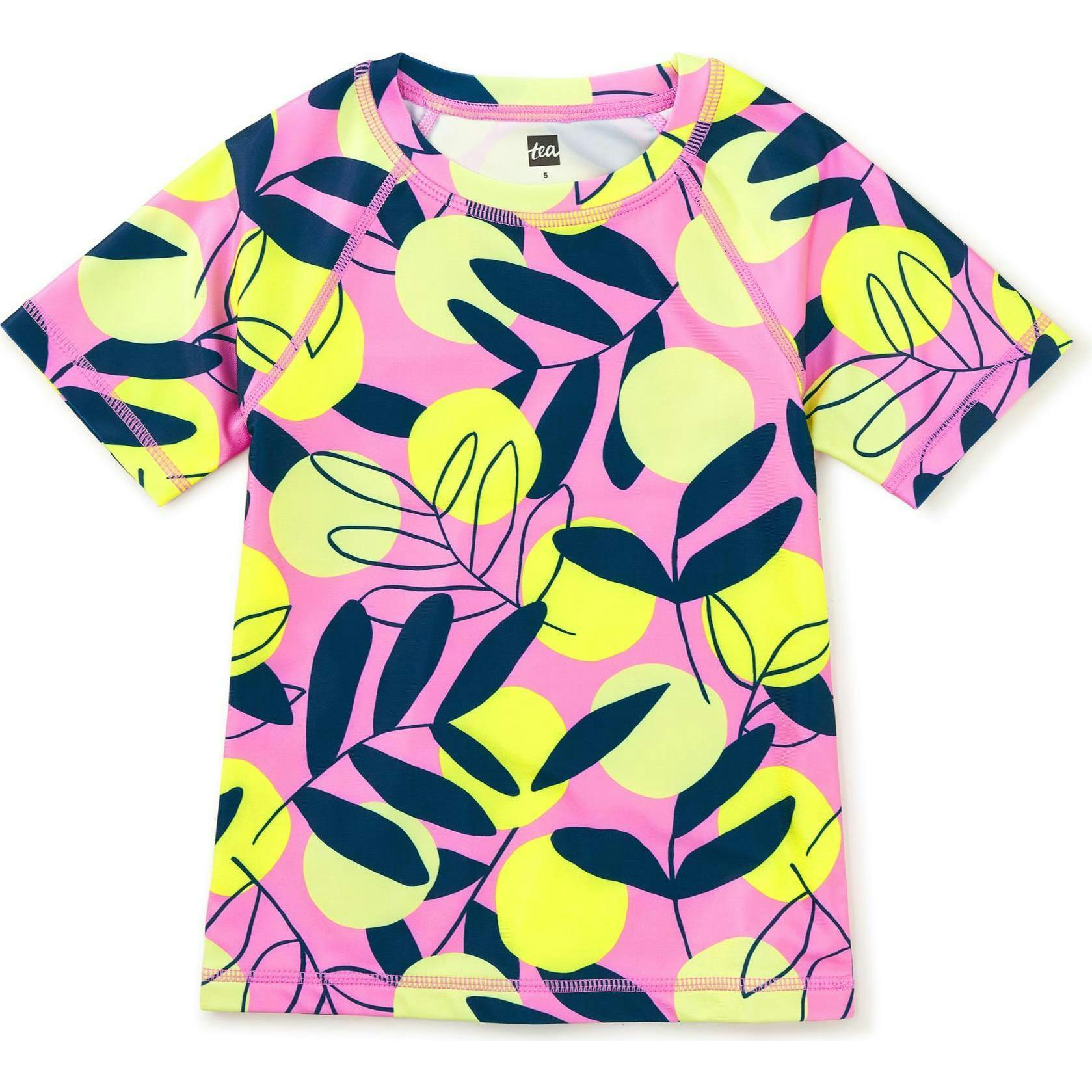 Short Sleeve Rash Guard, Multi