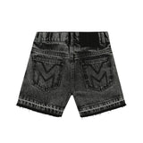 Black Denim Shorts