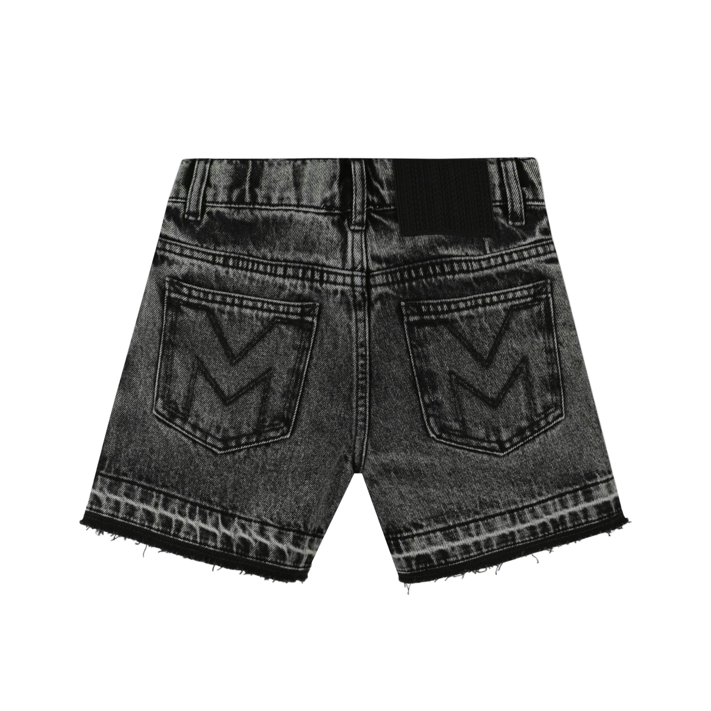 Black Denim Shorts