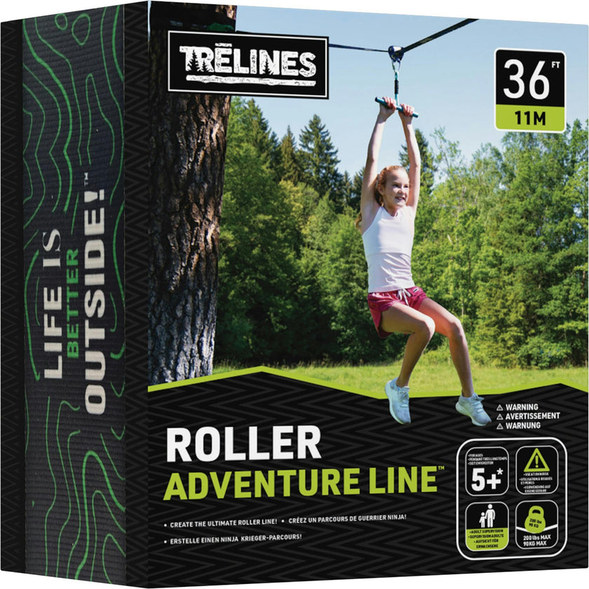 Treslines: Roller Adventure Line 36 ft - Zipline