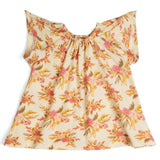 Vintage Floral Organic Cotton Dress & Bloomer Set