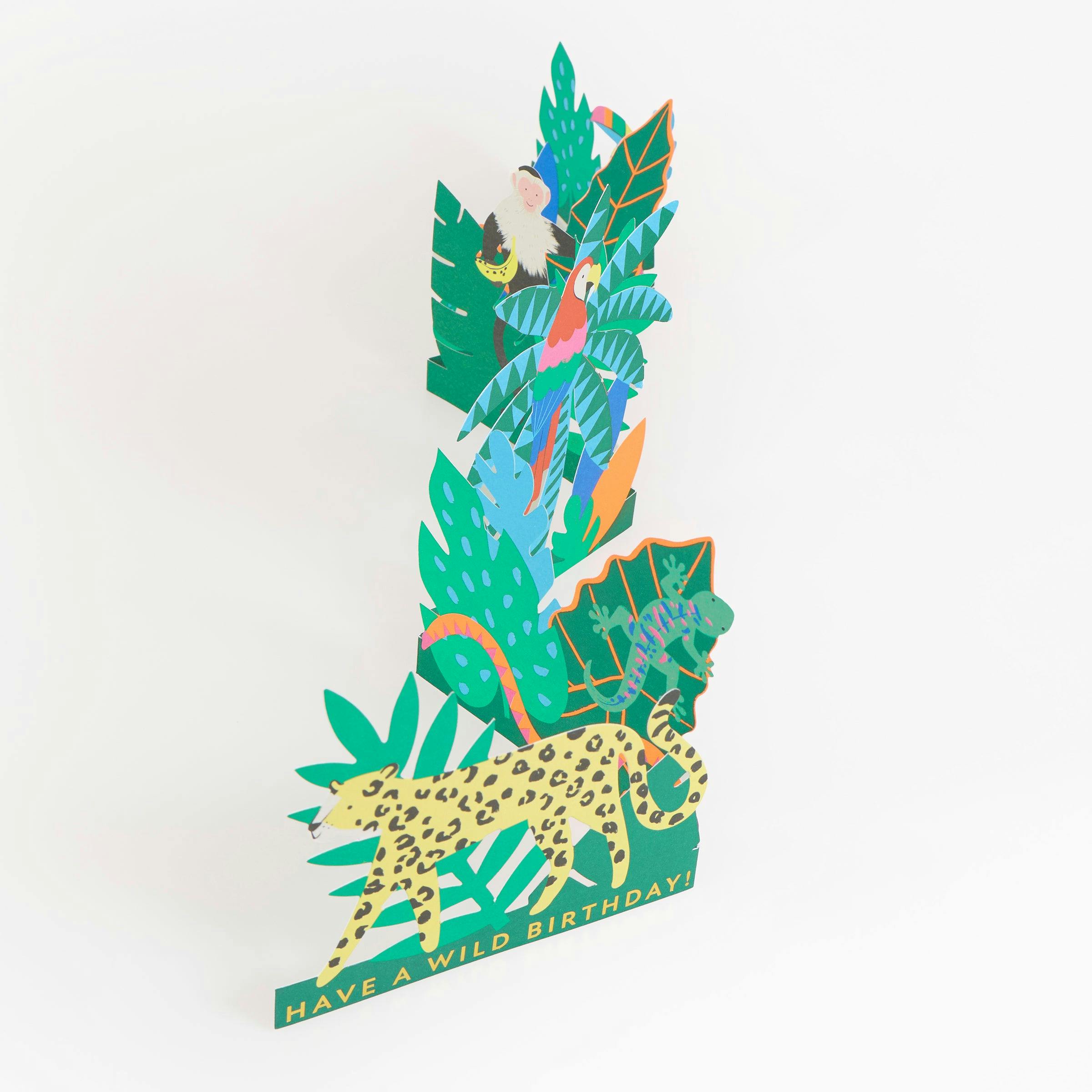 Jungle Jamboree Concertina Card