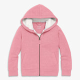Kids teddy fleece-lined zip hoodie