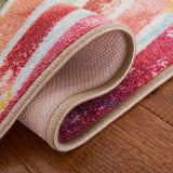 Kids Playhouse Rainbow Rug, Blue