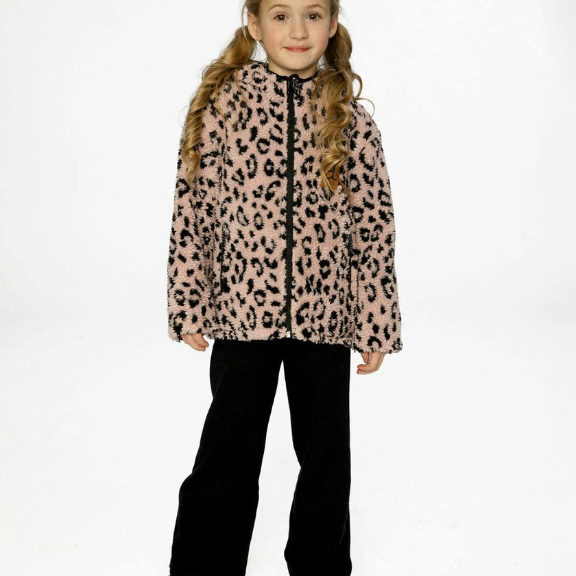 Reversible Mid-Season Jacket Pink And Black