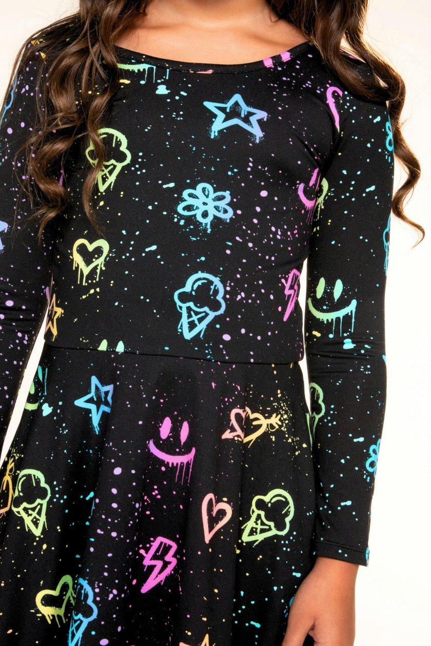 Simply Soft Long Sleeve Skater Dress