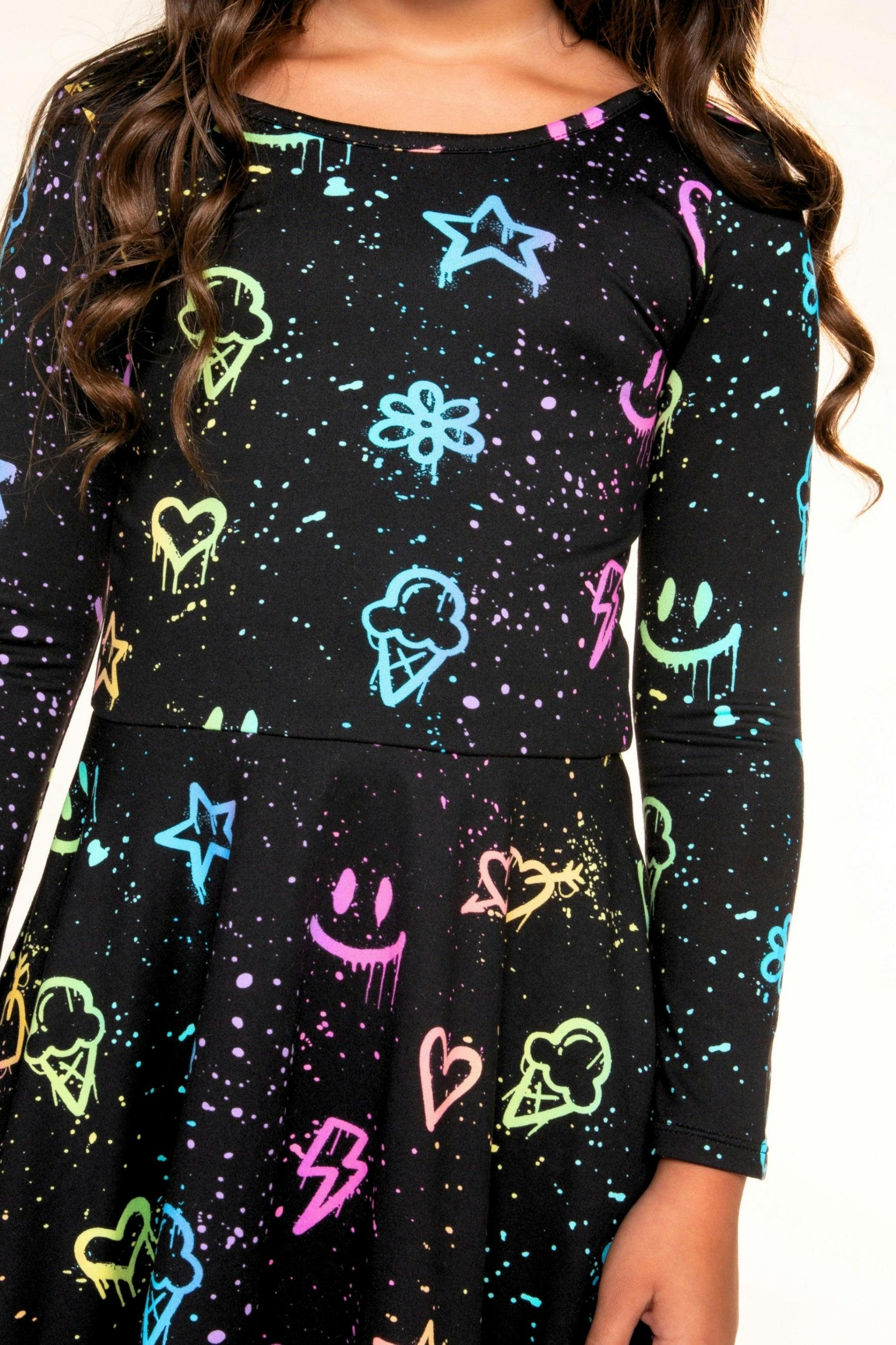Simply Soft Long Sleeve Skater Dress