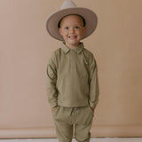 Organic Long Sleeve Polo