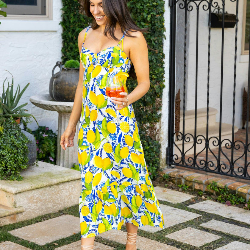 The Positano - Silk Sweetheart Dress