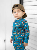 Wishin I Was Fishin' Blue Snoozer
