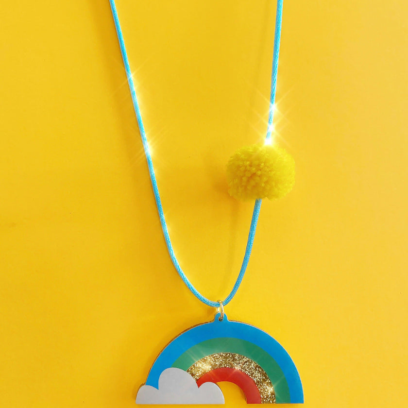 RAINBOWS ARE AWESOME NECKLACE