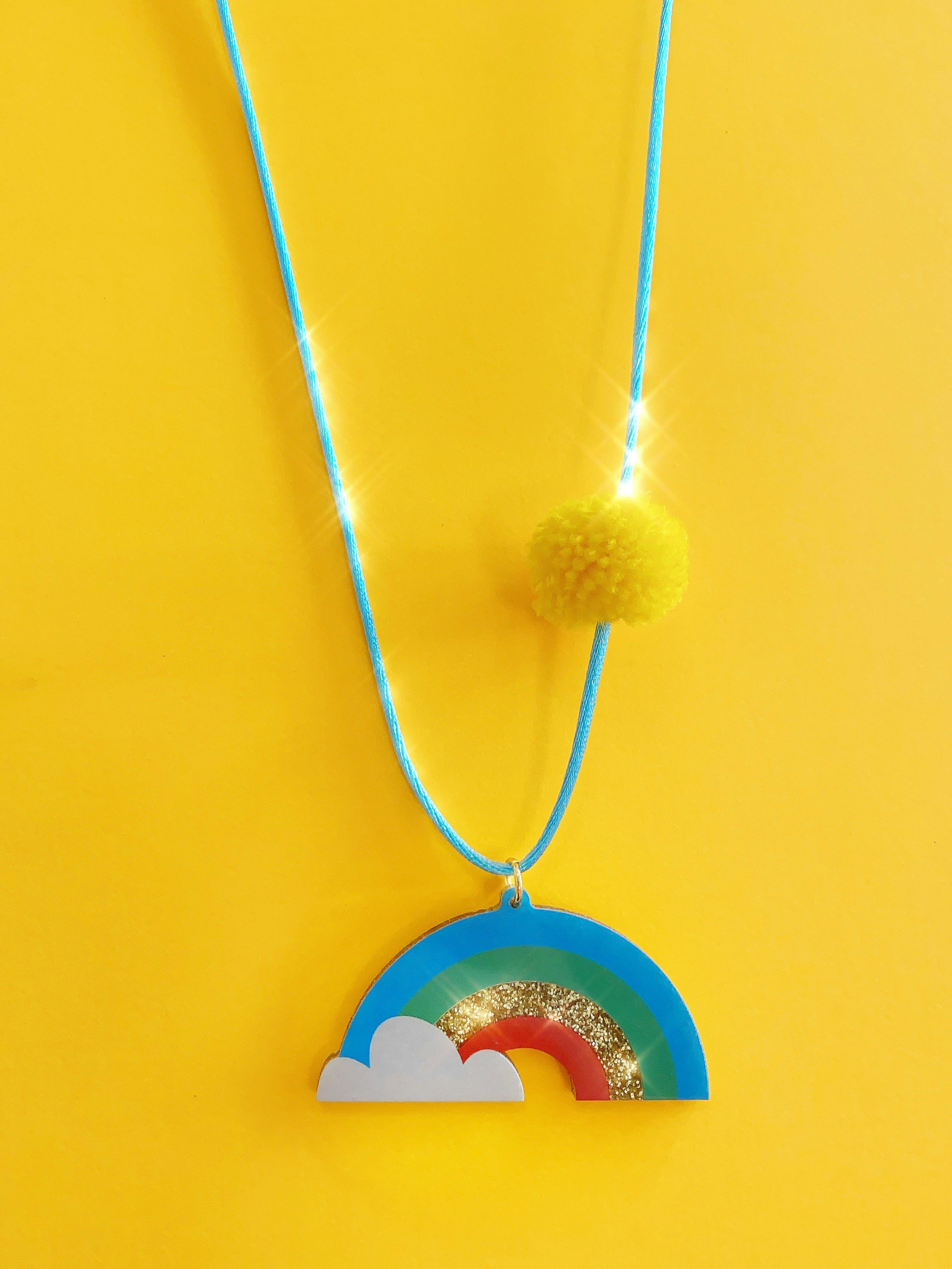 RAINBOWS ARE AWESOME NECKLACE