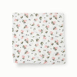 Stretch Knit Swaddle Blanket 2 Pack - Watercolor Rose
