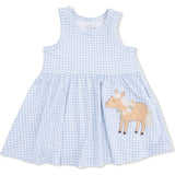 Cute Farm Animals Appliques - Tank Dress with Bloomer