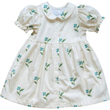 Charlotte Dress in Flame Stitch Floral