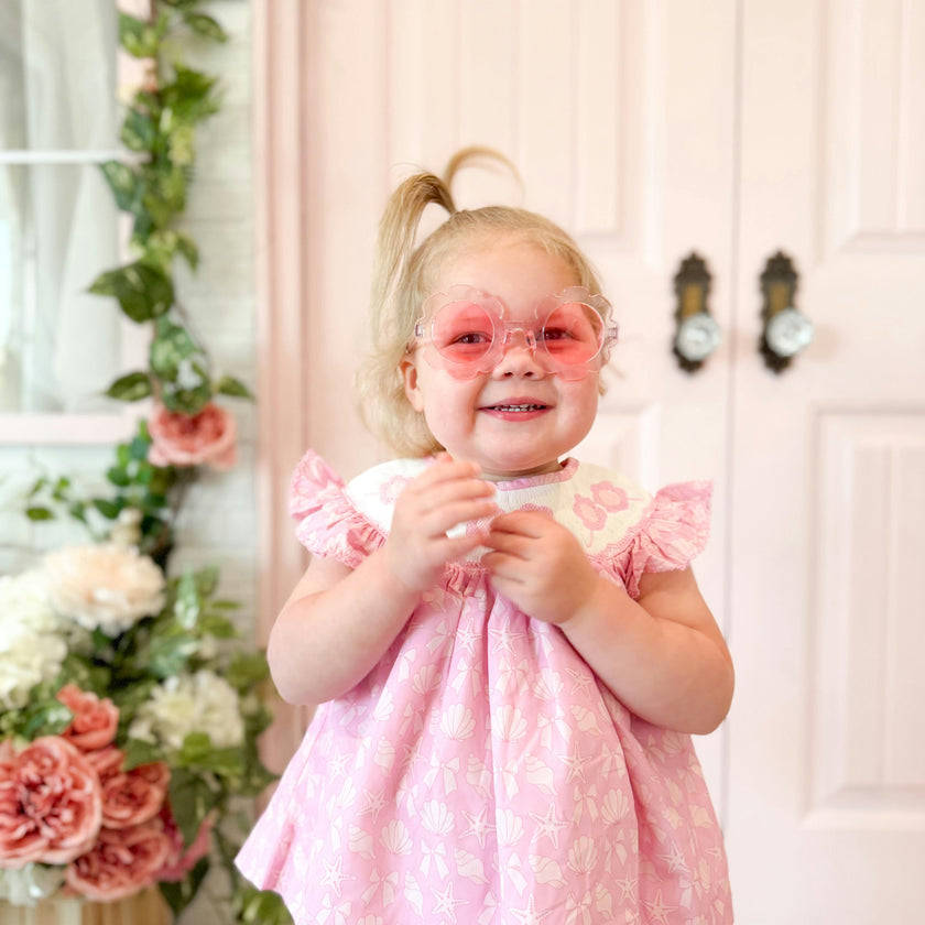 Pink Sunnies Diaper Cover Set