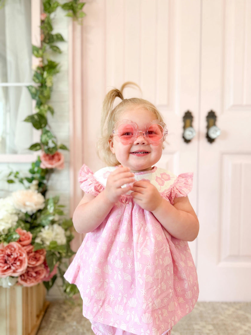 Pink Sunnies Diaper Cover Set (FINAL SALE)