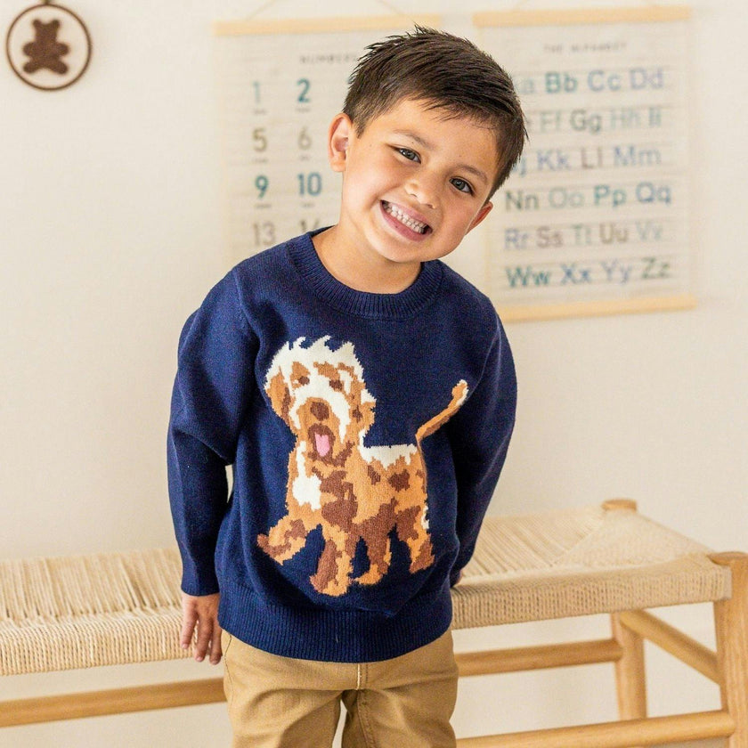 Vintage Puppy Sweater